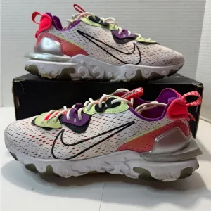 Nike React Vision Men’s 12. Summit white / black. Shoes preowned, OG box