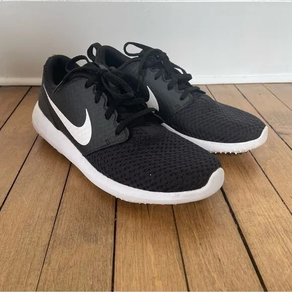Nike Roche G Golf Shoes Black and White Mens 8
