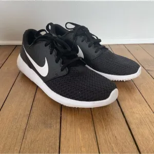 Nike Roche G Golf Shoes Black and White Mens 8