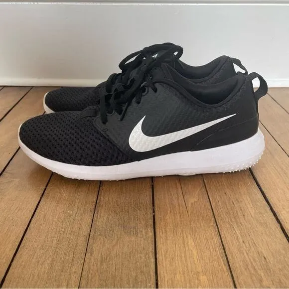 Nike Roche G Golf Shoes Black and White Mens 8