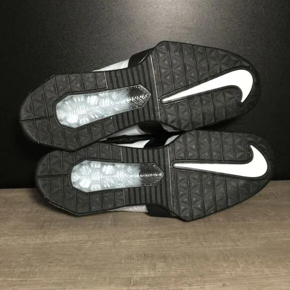 Nike Romaleos 4 IV Weightlifting Shoes White Black CD3463-101 Men's Size 14
