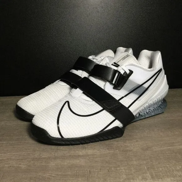Nike Romaleos 4 IV Weightlifting Shoes White Black CD3463-101 Men's Size 14