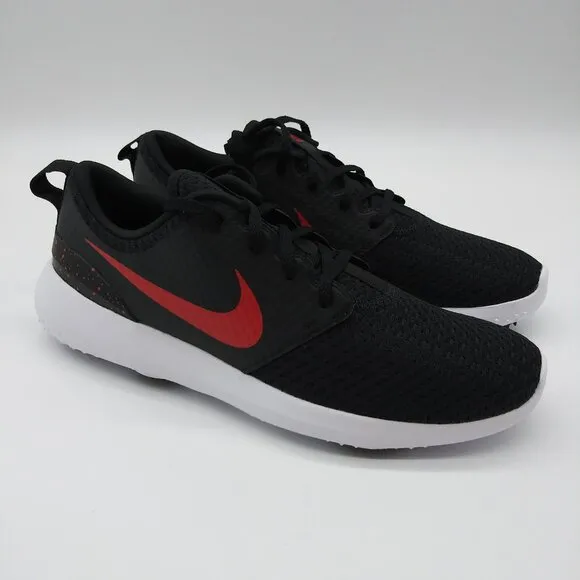 Nike Roshe G Golf Shoes Black University Red CD6065-004 Men's Size 8.5