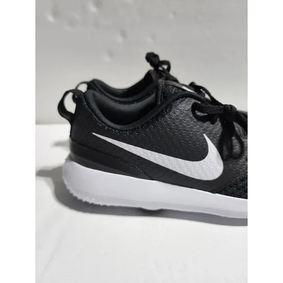 Nike Roshe G Jr Golf Kids Shoes Black White 909250-007 Youth Sz 7Y Wnms 8.5 New