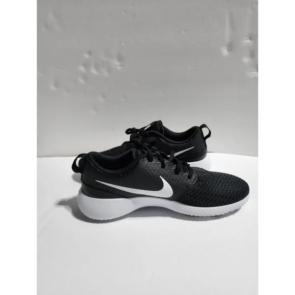 Nike Roshe G Jr Golf Kids Shoes Black White 909250-007 Youth Sz 7Y Wnms 8.5 New