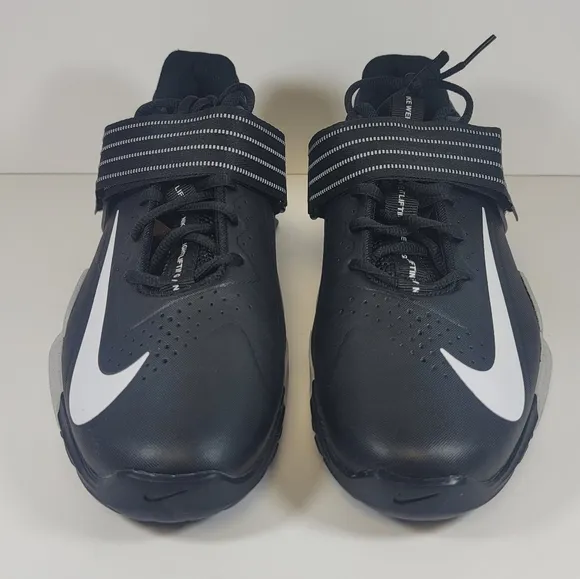 Nike Savaleos Weightlifting Shoes Black White Grey CV5708-010 Men's Size 9 Promo