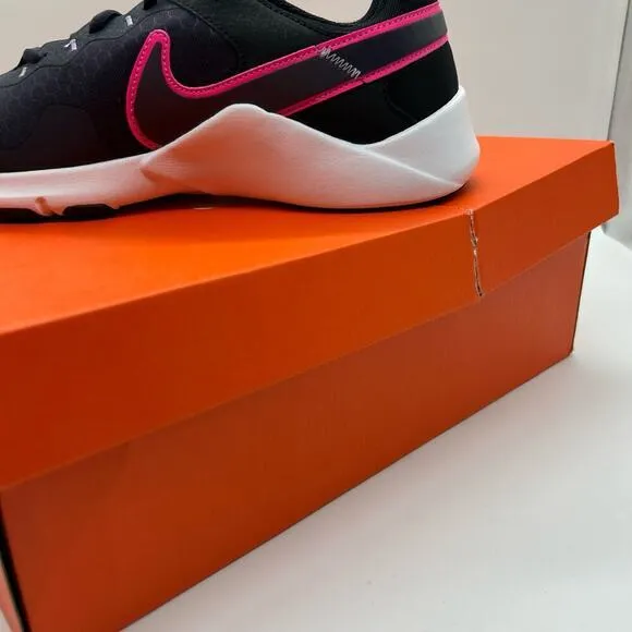 Nike Shoes Womens 11 Black Hyper Pink Cave Purple Legend Essential 2 Shoes NEW