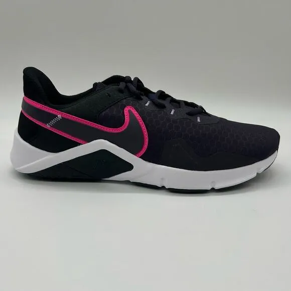 Nike Shoes Womens 11 Black Hyper Pink Cave Purple Legend Essential 2 Shoes NEW