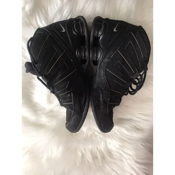 Nike Shox Flight Basketball Shoes 333491-002 Black Size 10.5