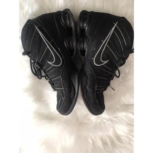 Nike Shox Flight Basketball Shoes 333491-002 Black Size 10.5