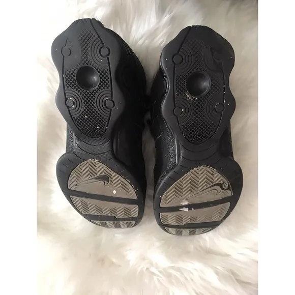 Nike Shox Flight Basketball Shoes 333491-002 Black Size 10.5