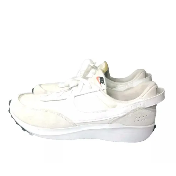 Nike Waffle Debut Shoes Men's Size 15 White Black Orange DH9522-101Features S