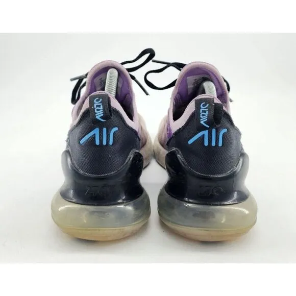 Nike Women's Air Max 270 Shoes Lilac White Black University Blue DZ5206-500 Sz 7