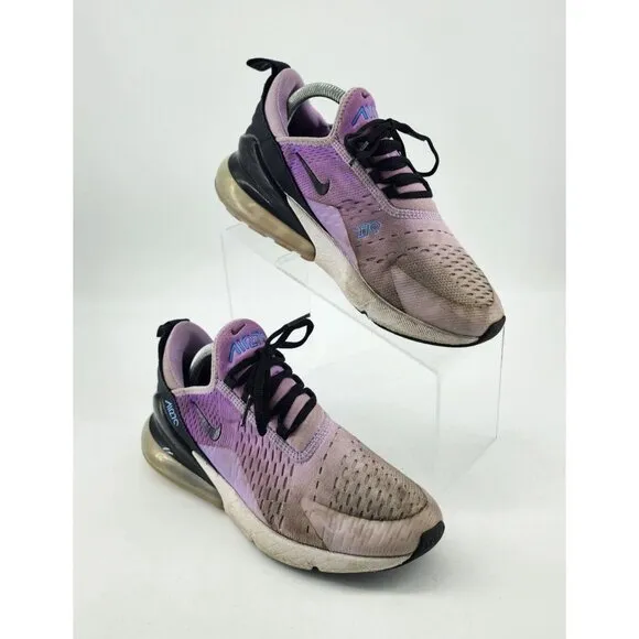 Nike Women's Air Max 270 Shoes Lilac White Black University Blue DZ5206-500 Sz 7