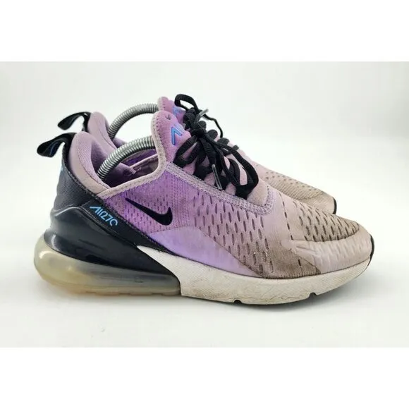 Nike Women's Air Max 270 Shoes Lilac White Black University Blue DZ5206-500 Sz 7