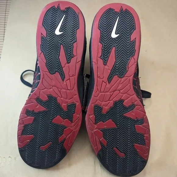 Nike Zoom Flight Dunk Hoop Basketball Men's Shoes. 324917-061 Size 15 Rare Red B