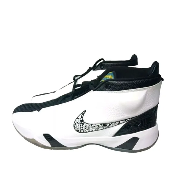 Nike Zoom Heritage N7 Tinker Hatfield Shoes Men's Size 18 Black White CI1683-100