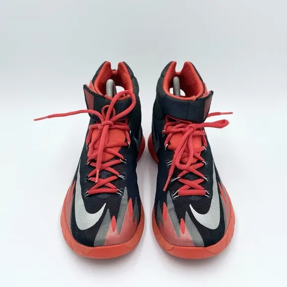 Nike Zoom HyperRev Black and Red Mens Size 7 Basketball Shoes 2013 (630913-001)