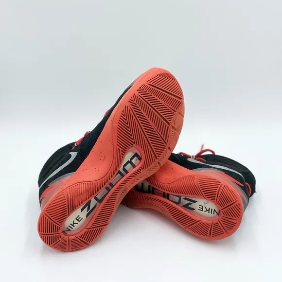 Nike Zoom HyperRev Black and Red Mens Size 7 Basketball Shoes 2013 (630913-001)