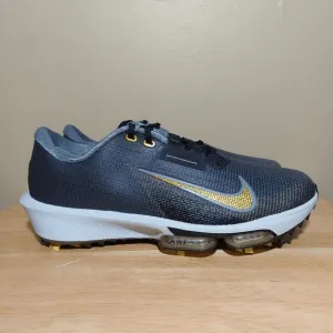 Nike Zoom Infinity Tour 2 Golf Shoes Black Gold Grey FD0217-003 Men's Size 10.5