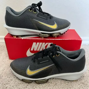 Nike Zoom Infinity Tour 2 Golf Shoes Black Gold