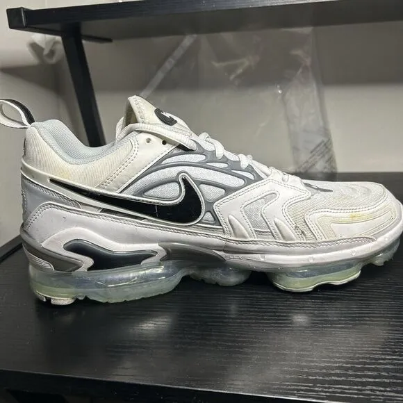 Nike Air VaporMax EVO White Wolf Gray Black Shoes CT2868-100 Mens Size 11