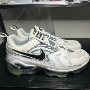 Nike Air VaporMax EVO White Wolf Gray Black Shoes CT2868-100 Mens Size 11