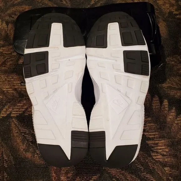 Nike Huarache Black Glitter Shoes
