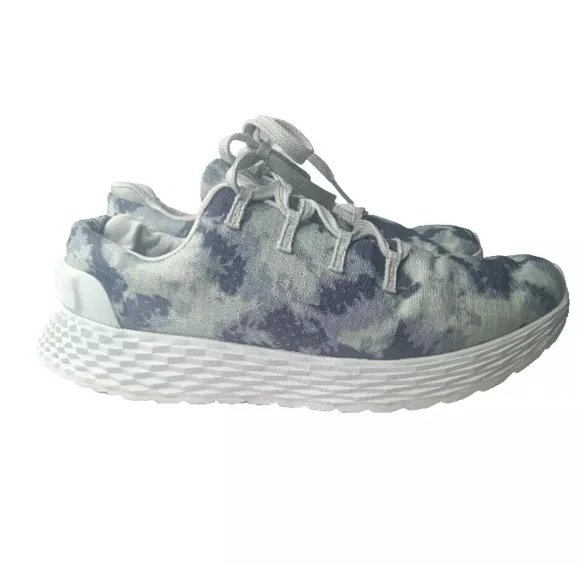 NoBull Allday Ripstop Runner Men's Size 7.5 Shoes Tie-Dye Blue
