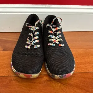 NOBULL Outwork Black/Floral Daisy Superfabric Trainer Shoes W Sz 13.5 M 12