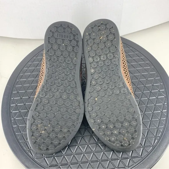 Nobull Sneakers Women Size 8 Training Shoes Brown Coffee Leather Cross Fit