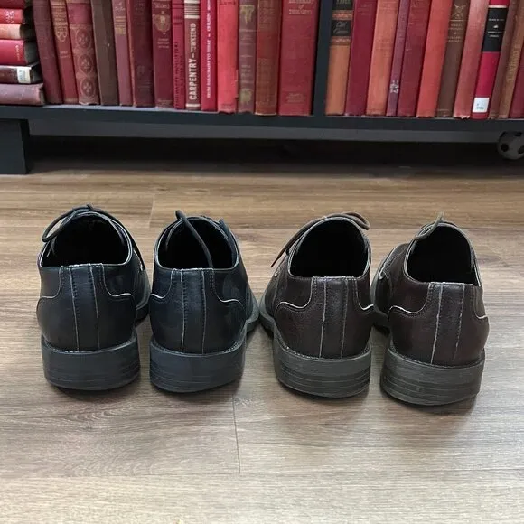 Novacas Justin Vegan Leather Dress Shoe Bundle Sz 9
