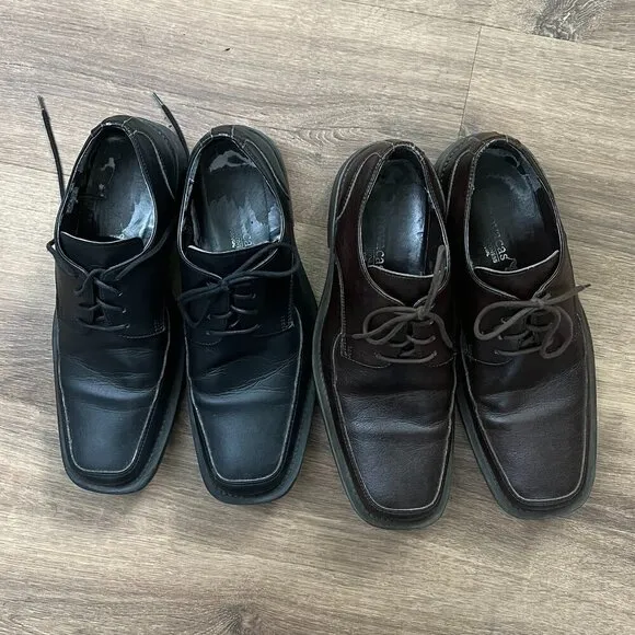 Novacas Justin Vegan Leather Dress Shoe Bundle Sz 9