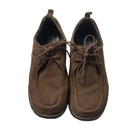 Nunn Bush Men's Brown Leather Lace Up Dress Shoes Chukka Boots Size 9