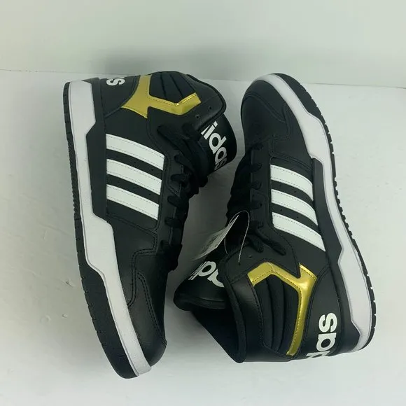 NWB Men's Adidas Entrap Mid Basketball Shoes FY4285 Black Size 10.5