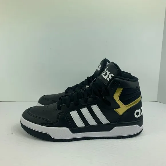 NWB Men's Adidas Entrap Mid Basketball Shoes FY4285 Black Size 10.5
