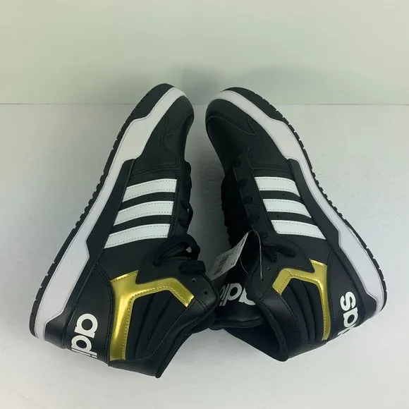 NWB Men's Adidas Entrap Mid Basketball Shoes FY4285 Black Size 10.5