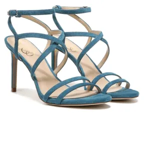 NWB Sam Edelman Delanie Indigo Leather Strappy Heels Size 9