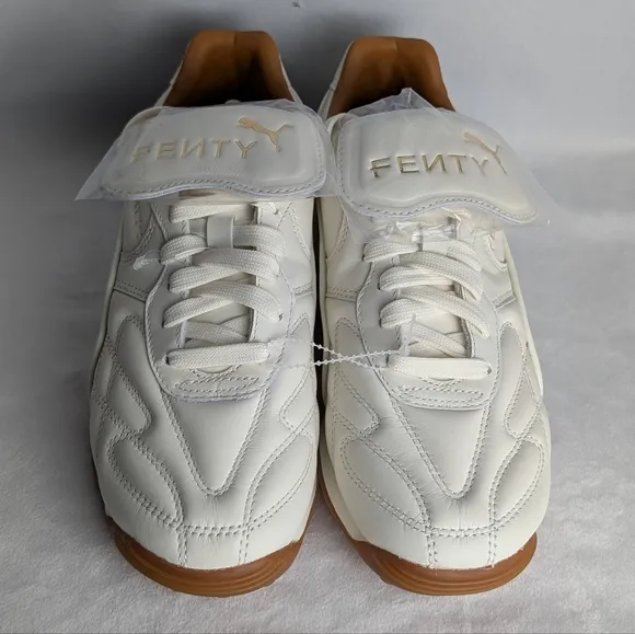 NWOB Puma x Fenty Women's Avanti Low Top Quilted Leather White Sneakers Size 7.5