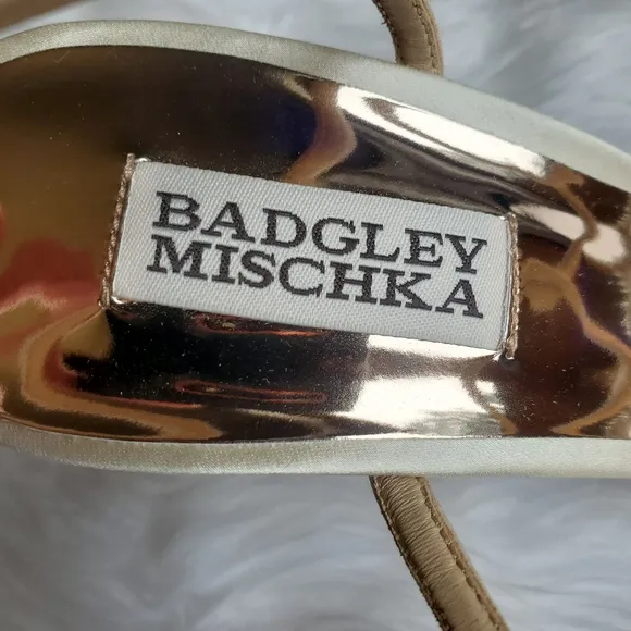◽️NWOT Badgley Mischka 'Carolyn' Strappy Embellished Evening Shoe, 8.5