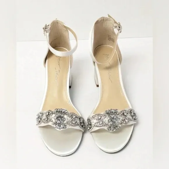 NWOT Betsey Johnson Mel (Ivory) High Heel Sandals