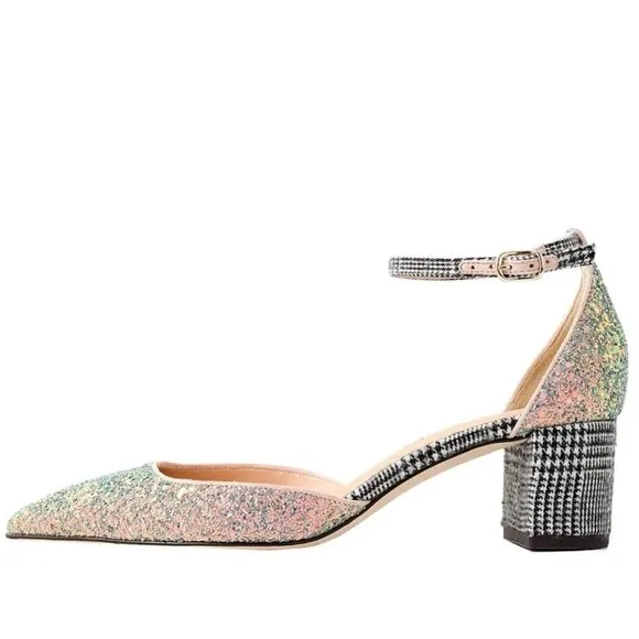 NWOT J. Crew Avery Glittery Tweed Pumps
