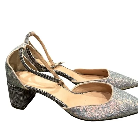 NWOT J. Crew Avery Glittery Tweed Pumps