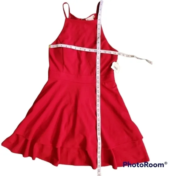NWT Altar'd State Red Sequins Lace Tired Dress Size XL