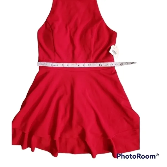 NWT Altar'd State Red Sequins Lace Tired Dress Size XL