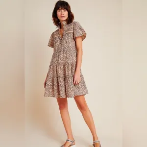 NWT Anthropologie Georgina Teired Shirtdress Size 2X