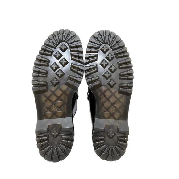NWT! Dr. Martens Zeffir 3i Bex Buttero Hair On Shoes in Black Beige - Size 11