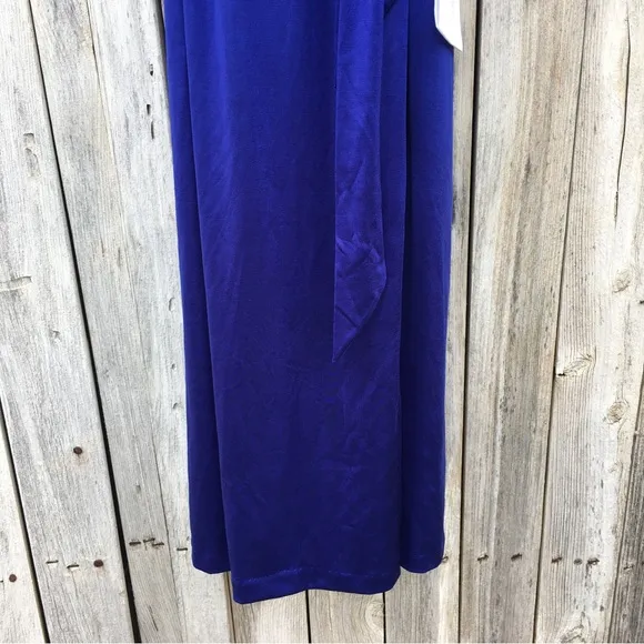 NWT Dress The Population Karlie Sleeveless Bodycon Midi Dress Electric Blue M