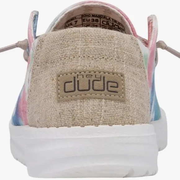 NWT HEY DUDE Wendy Boho TODDLER Girls Shoes Tie Dye