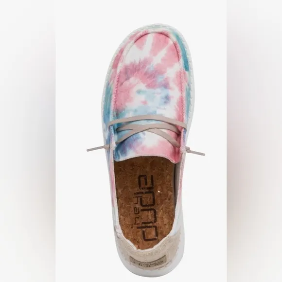 NWT HEY DUDE Wendy Boho TODDLER Girls Shoes Tie Dye